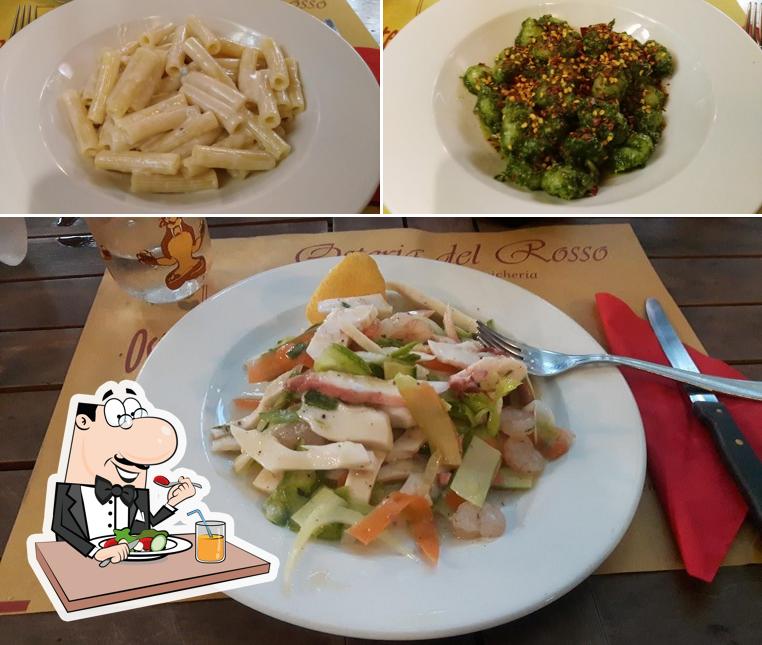 Platti al Osteria Del Rosso