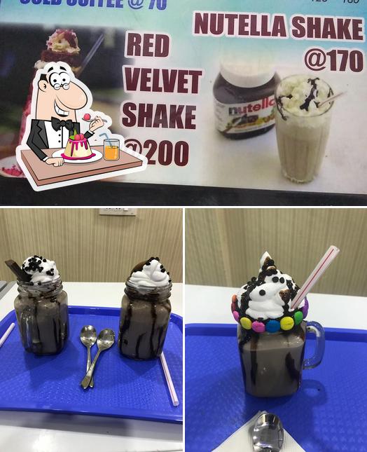 THE SHAKE FACTORY offers a selection of desserts
