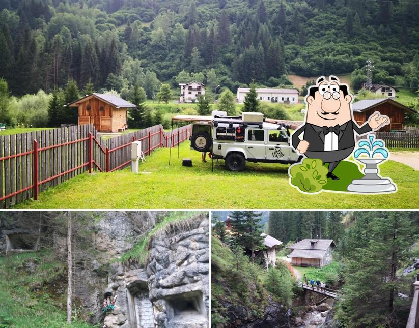 Gli esterni di Camping Comelico Pizzeria Alla Baita