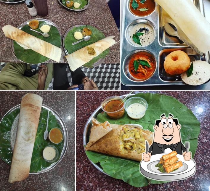 Spring rolls at Dosa Point Restaurant