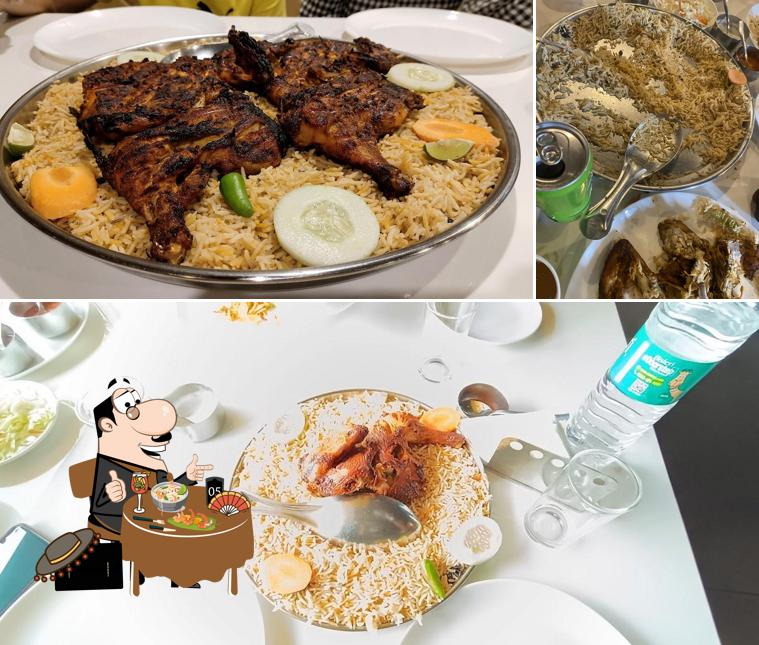 Meals at Mafaza restaurant
