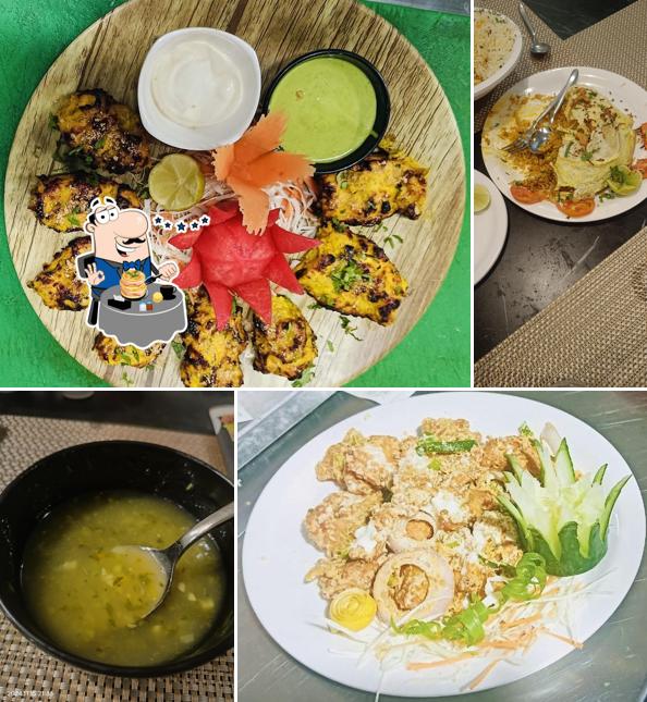 Food at NOVEL Hotel Restaurant Best Biryani in Guntur