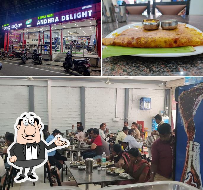 The interior of Andhra Delight