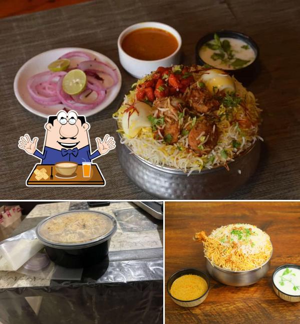 Check out the picture showing food and beverage at Bawarchi Paradise