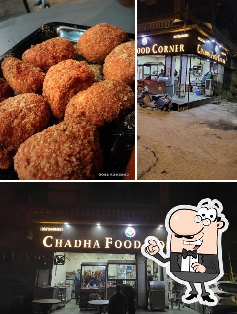 The restaurant's exterior and food