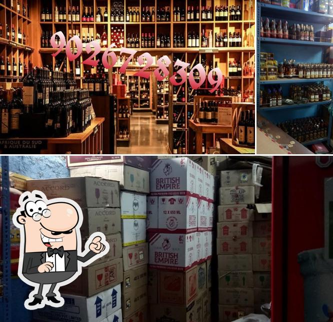 The interior of Tasmac Wine ShopKamaraj Nagar