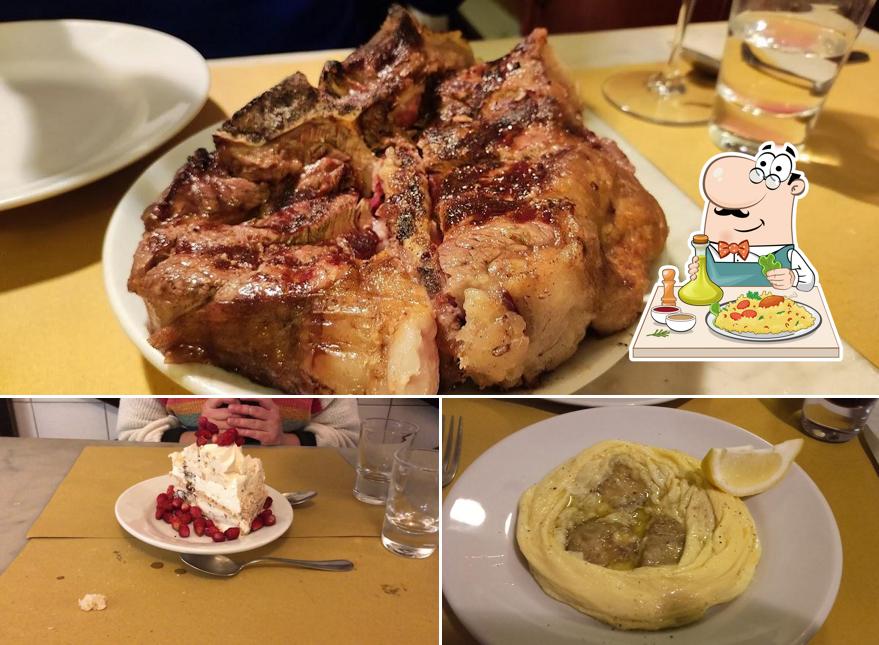 Cibo al Trattoria Sostanza