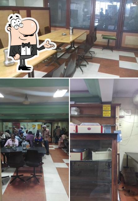 The interior of Trichy Cafe - Mettur road