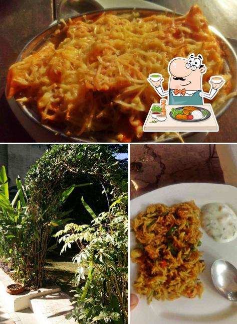 Among various things one can find food and exterior at Whistling Teal