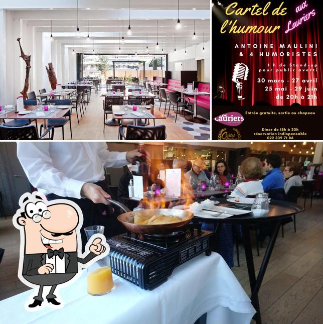 Dai un'occhiata agli interni di Restaurant les Lauriers