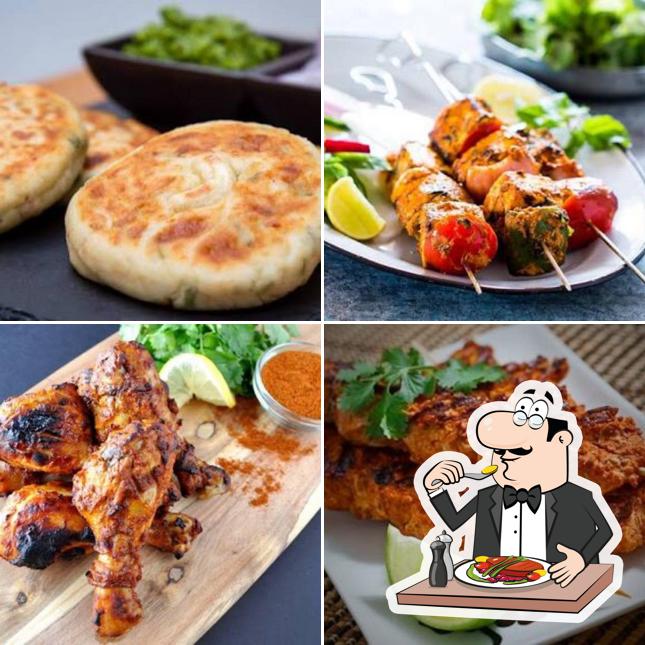 Food at punjabi Kukkard