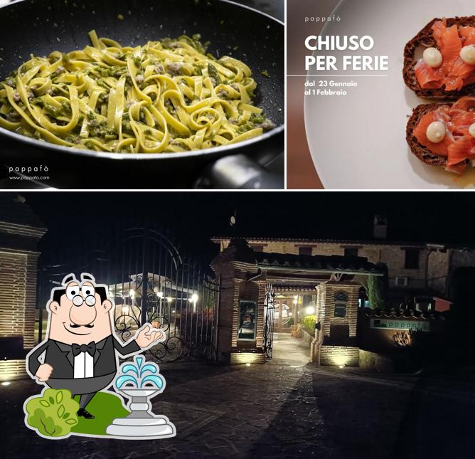 Puoi goderti l'aria fresca da seduto all'esterno di Pappafò CountryHouse