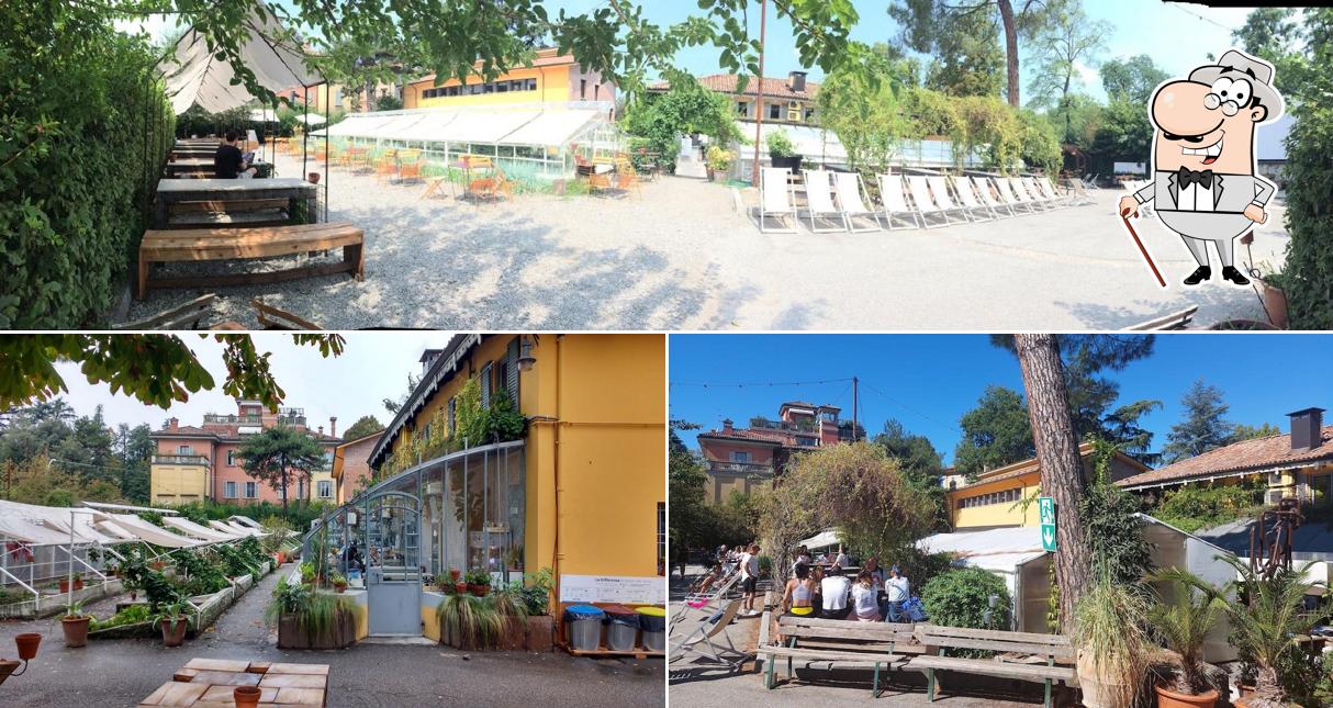 Puoi goderti l'aria fresca dal dehors di Le Serre dei Giardini | Il centro culturale di Kilowatt