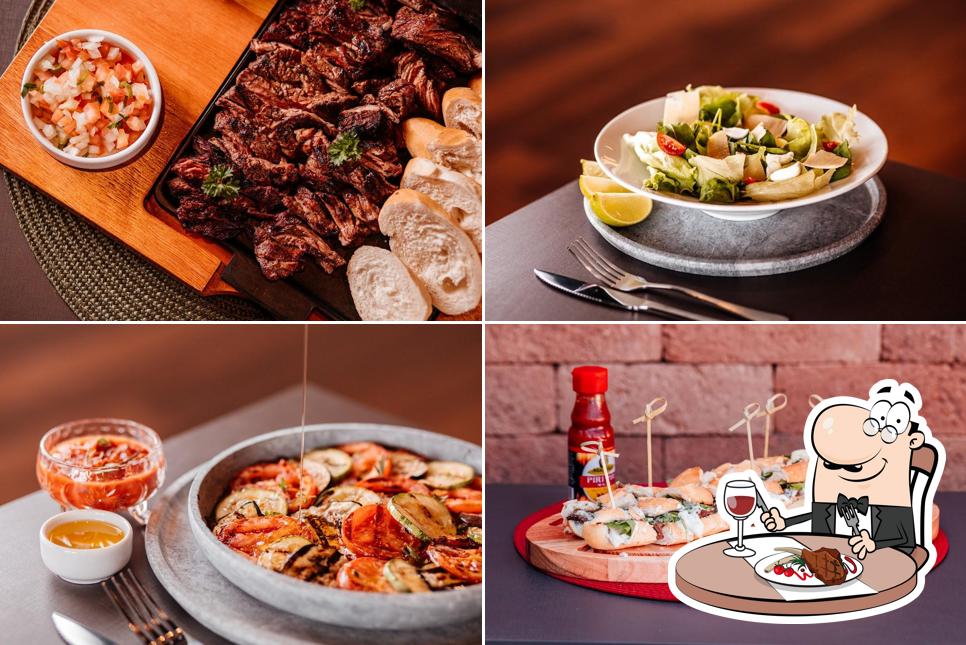 Escolha refeições de carne no Barça Bar - Jaú