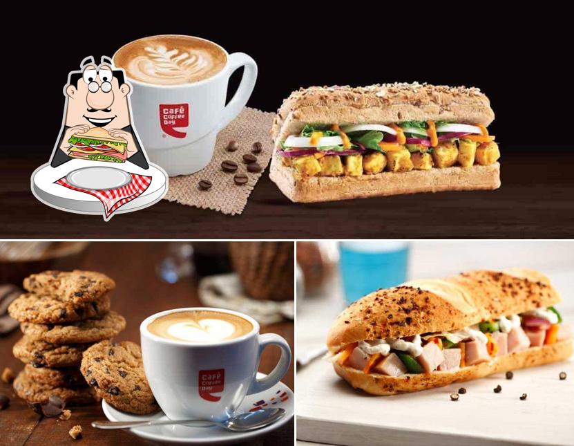 Club sandwich at Café Coffee Day