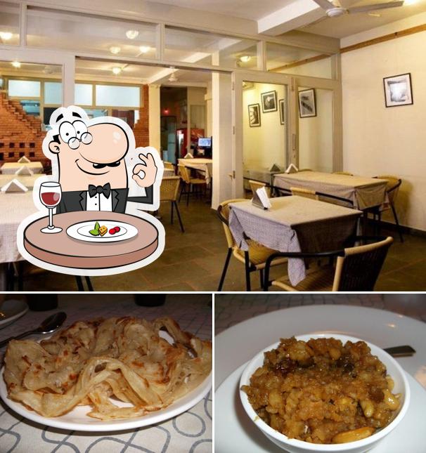 Among different things one can find food and interior at Gunpowder