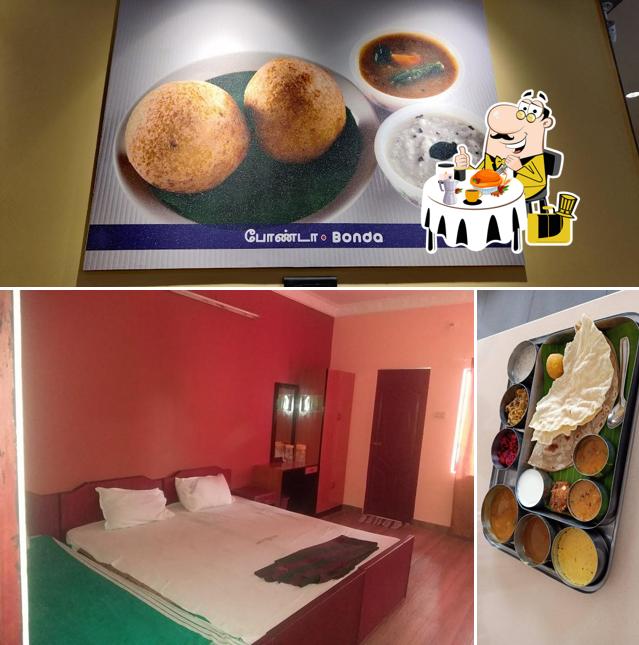 Among various things one can find food and interior at Hotel Sree Saravana Bhavan