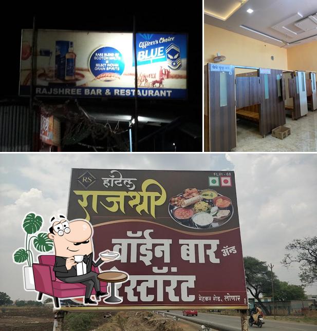 Check out how Hotel Rajshree And Bar looks inside