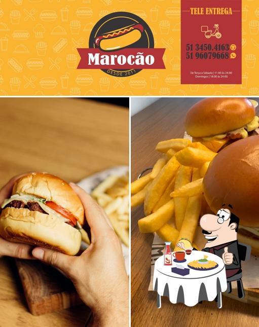 Hambúrguer em Marocão Lanches