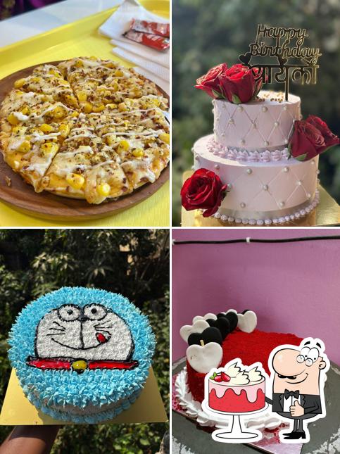 Red velvet cake at Eat And Meet Cafe