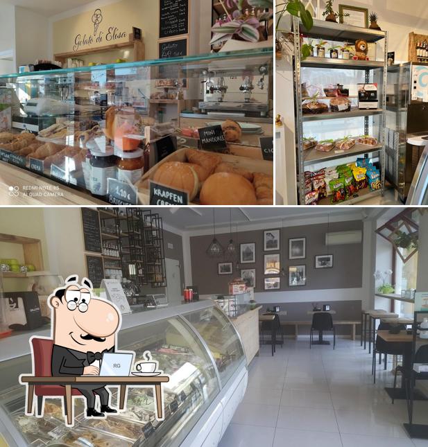 Gli interni di Gelato di Elisa