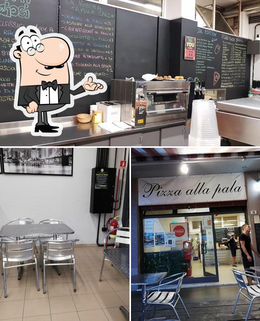 Gli interni di Pizza Alla Pala L'Artista
