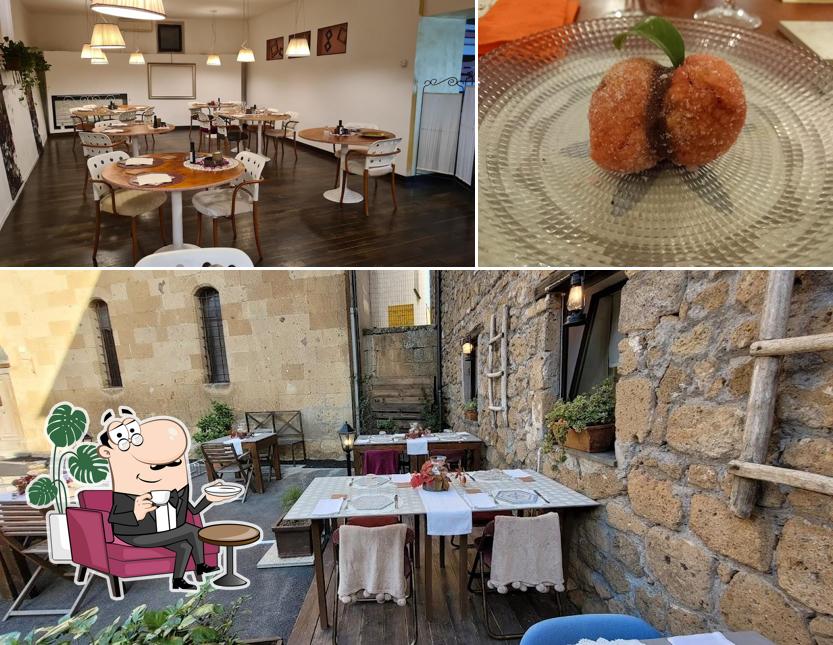 La immagine di interni e cibo da Ristorante Gourmet Vis A Vis
