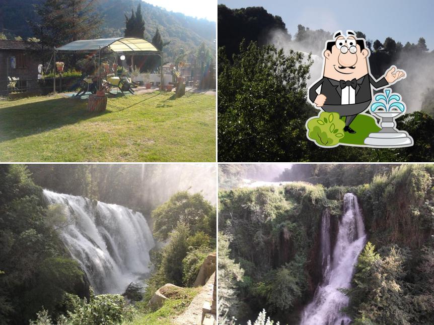 Gli esterni di Ristorante Parco Bellavista Cascata Delle Marmore Srl
