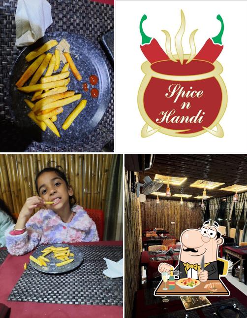 The picture of Spice n Handi’s food and interior