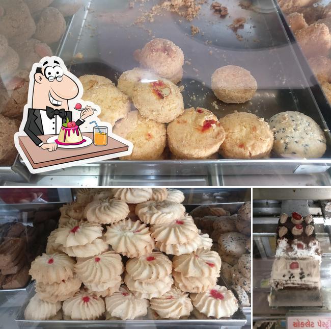 Super Fine Bakery serves a selection of desserts