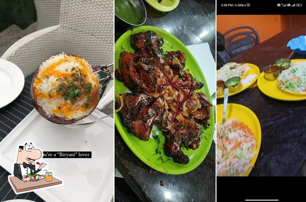 Meals at रजा हैदराबादी दम बिरयानी सेन्टर burhar dhanpuri