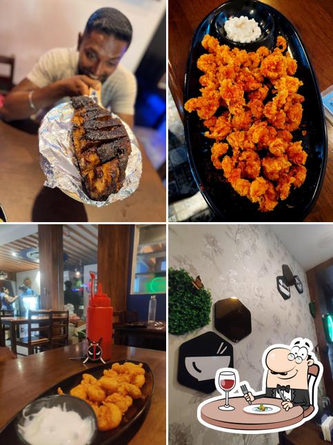 Meals at Rybax Seafoods Restaurant