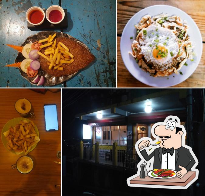 Food at Vibes Restaurant