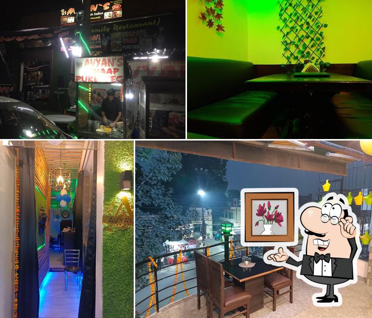 The interior of Avyan Restaurant
