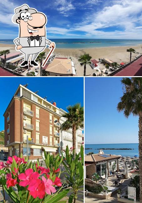 Gli esterni di Hotel La Perla