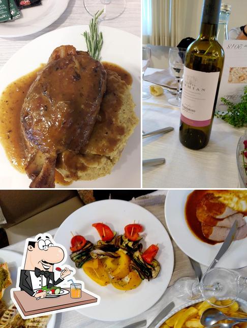 Ristorante Albergo Scarano' si caratterizza per la cibo e alcol