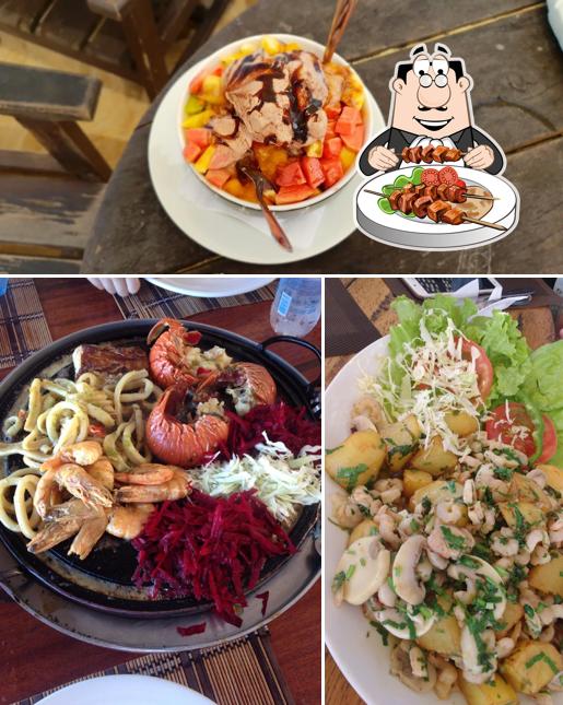 Platos en Clube de Praia Beat Beach