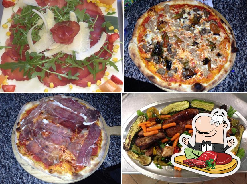 Carpaccio di manzo al Ischia centro sportivo Campitello