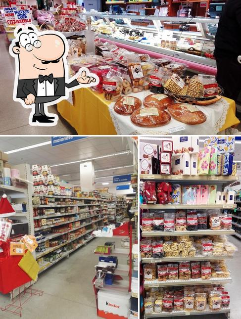 Gli interni di Ciuffetelli Supermercato