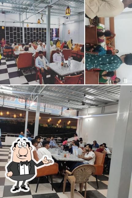 The interior of Kailash lok restaurant