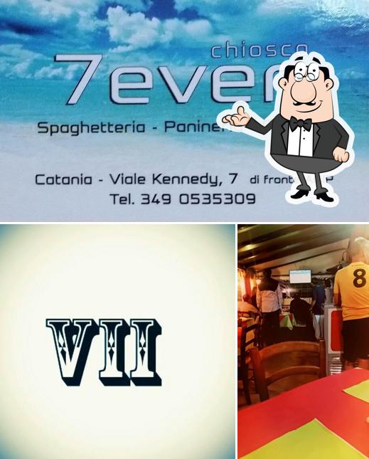 Gli interni di Spaghetteria Seven