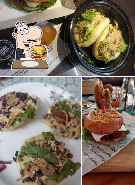 Treat yourself to a burger at Sassy Canteen
