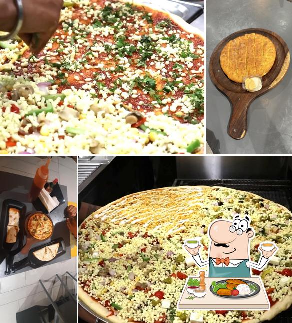 Food at The Great Indian Pizza