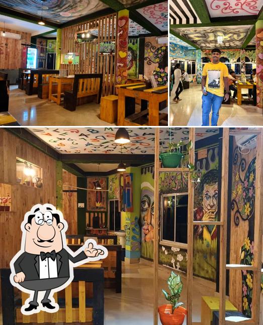 The interior of ZIRA Cafe
