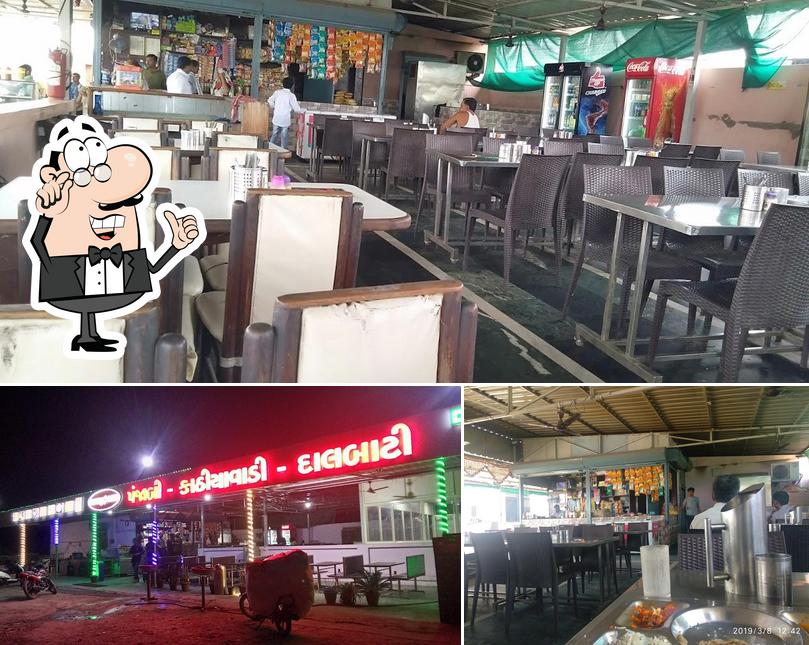 The interior of Balaji Dhaba