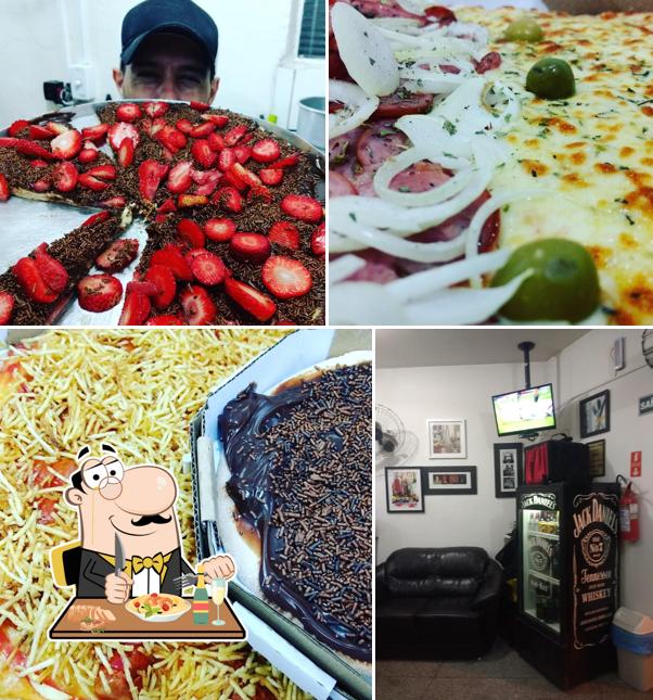 Platos en Boi Disk Pizza