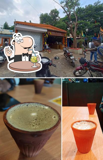 This is the image depicting drink and exterior at Chai Sutta Bar