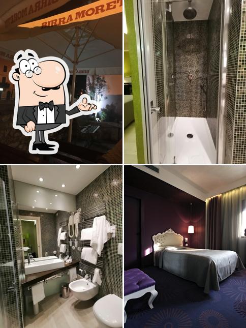 Gli interni di Hotel La Pergola