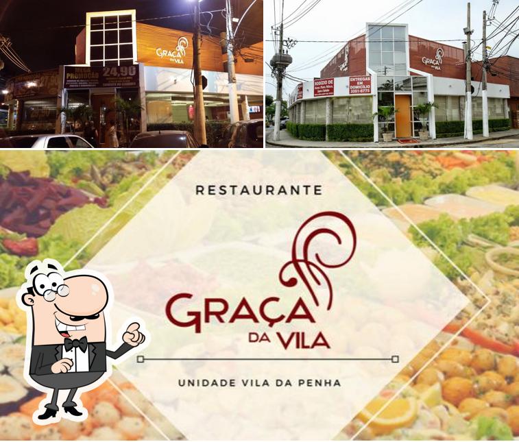 O exterior do Restaurante Graça da Vila - Vila da Penha