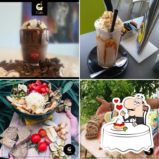 Q Cafè offre un'ampia varietà di dessert
